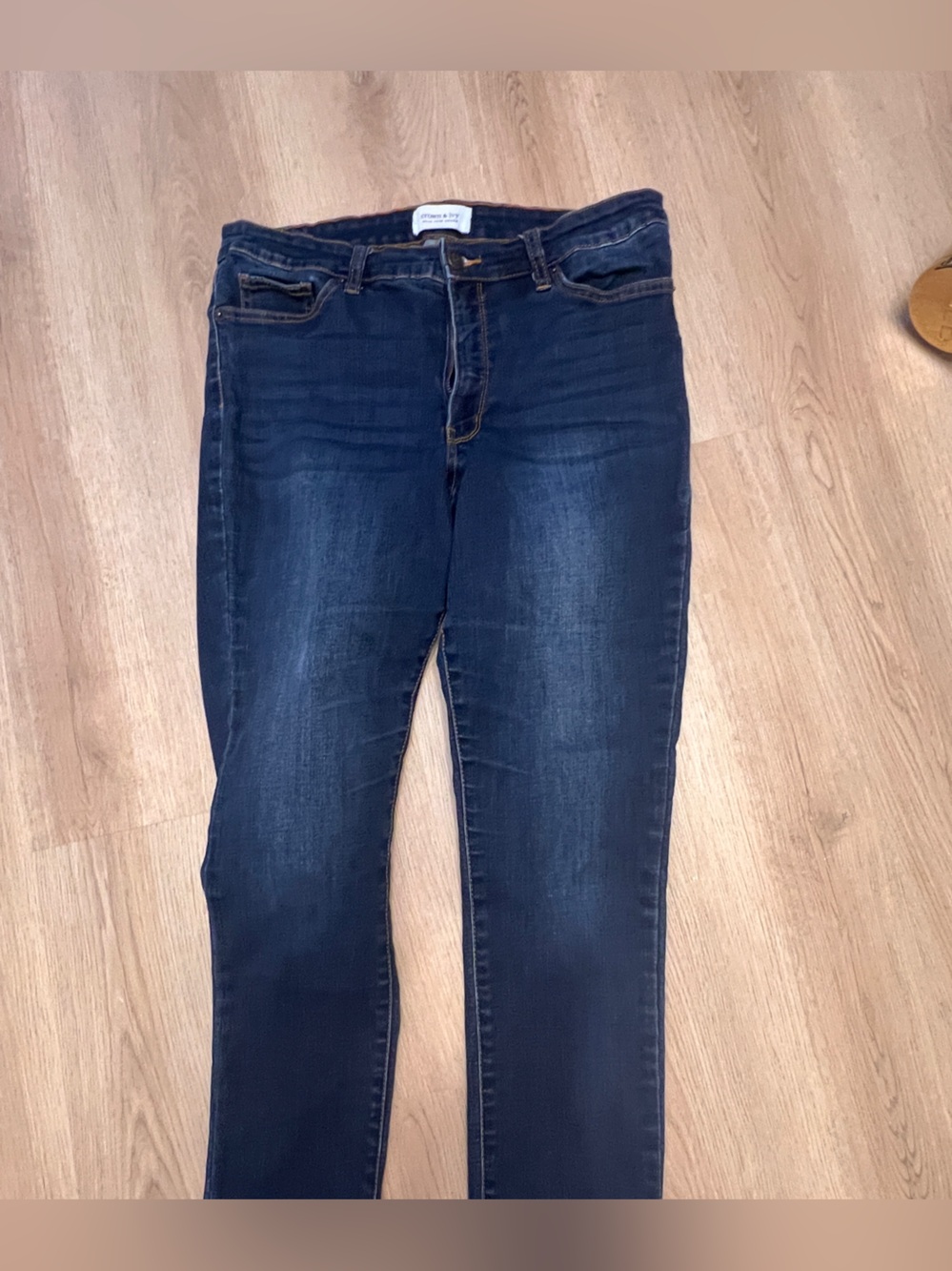 crown & ivy Dark Indigo Skinny Jeans